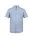 Chemise Manches Courtes Motif/style Texturé Homme Bleu Gelert-1