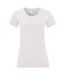 Fruit Of The Loom Womens/Ladies Iconic T-Shirt (White) - UTPC3400-1