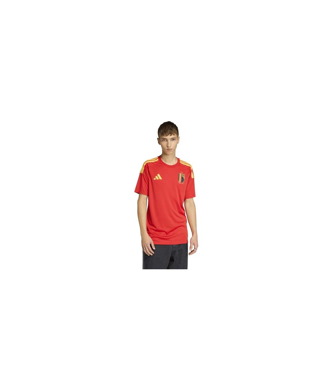 Unisex Adult 2026 Belgium Home Jersey Red Gold Adidas-1
