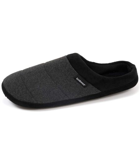 Isotoner Chaussons extra-light Mules homme polaire - semelle gomme ultra souple