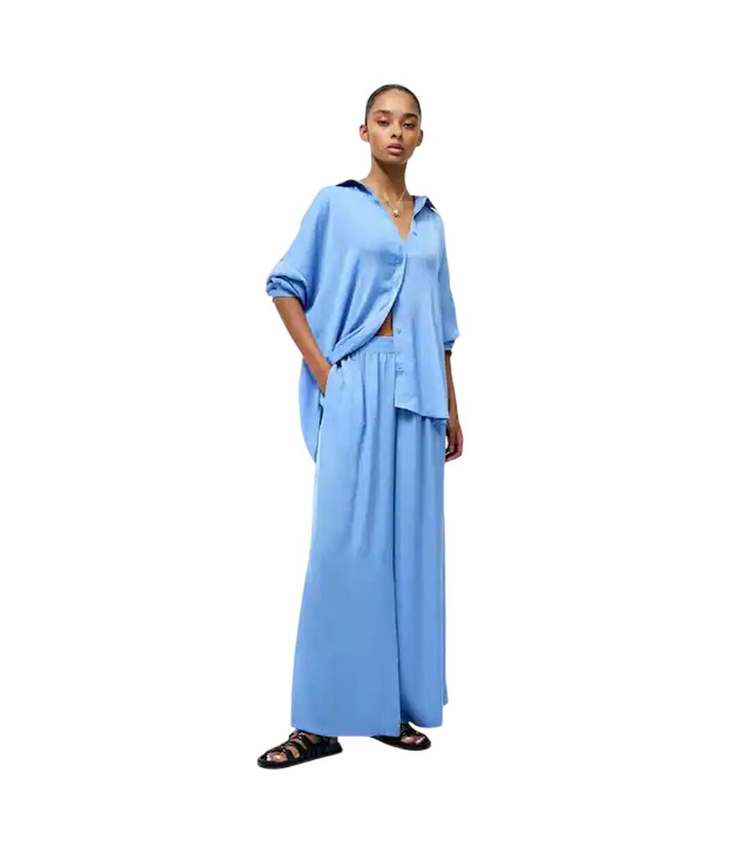 Jupe-culotte Damasco Femme Bleu Bleuet French Connection-4