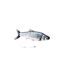 Jouet Peluche pour Chat Poisson Vibrant 28cm Gris