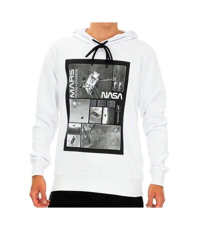 Sweat Capuche Blanc Homme Nasa 05H - L