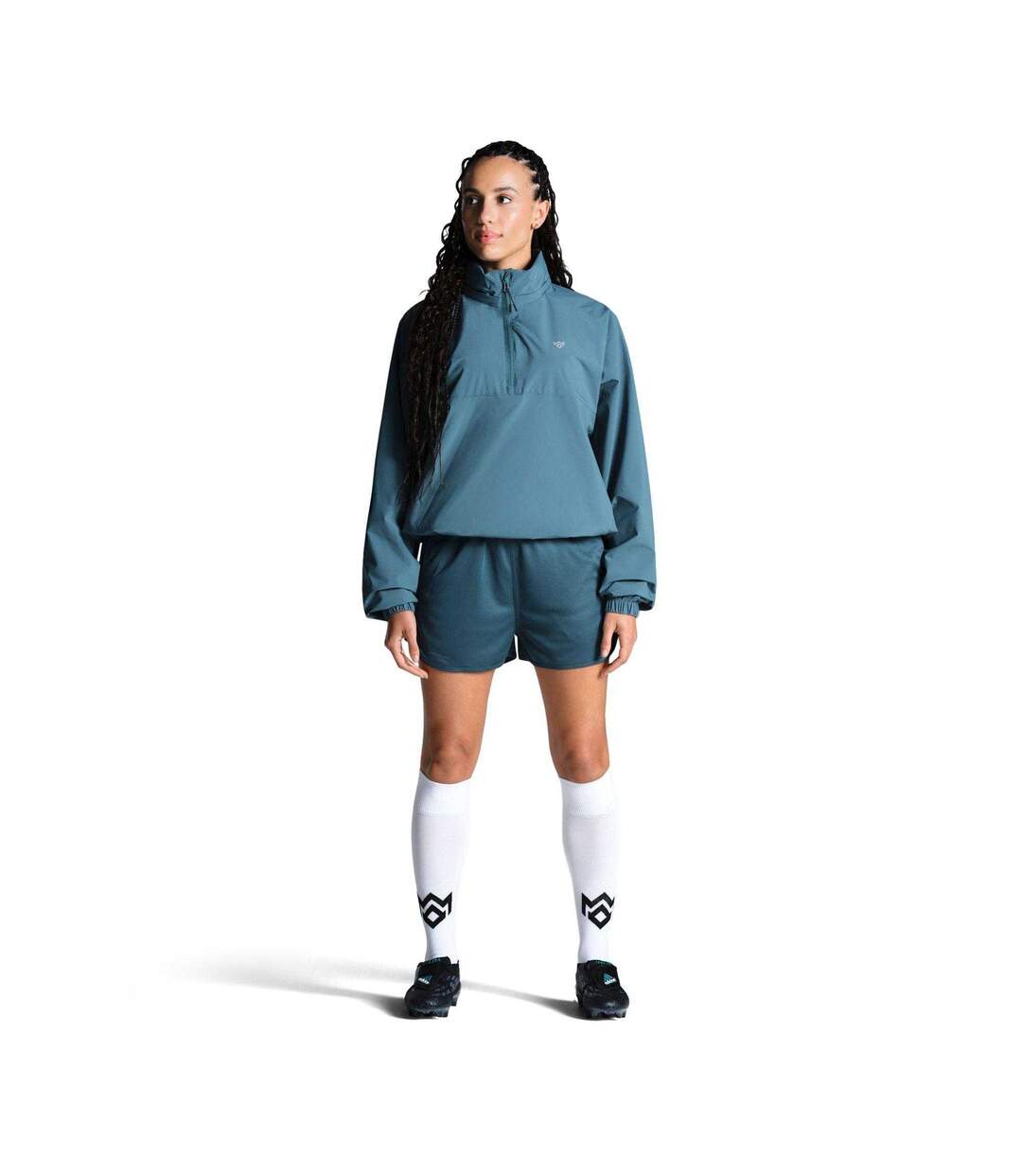 Coupe-vent Tifoso Femme Bleu Sarcelle Miss Kick-1