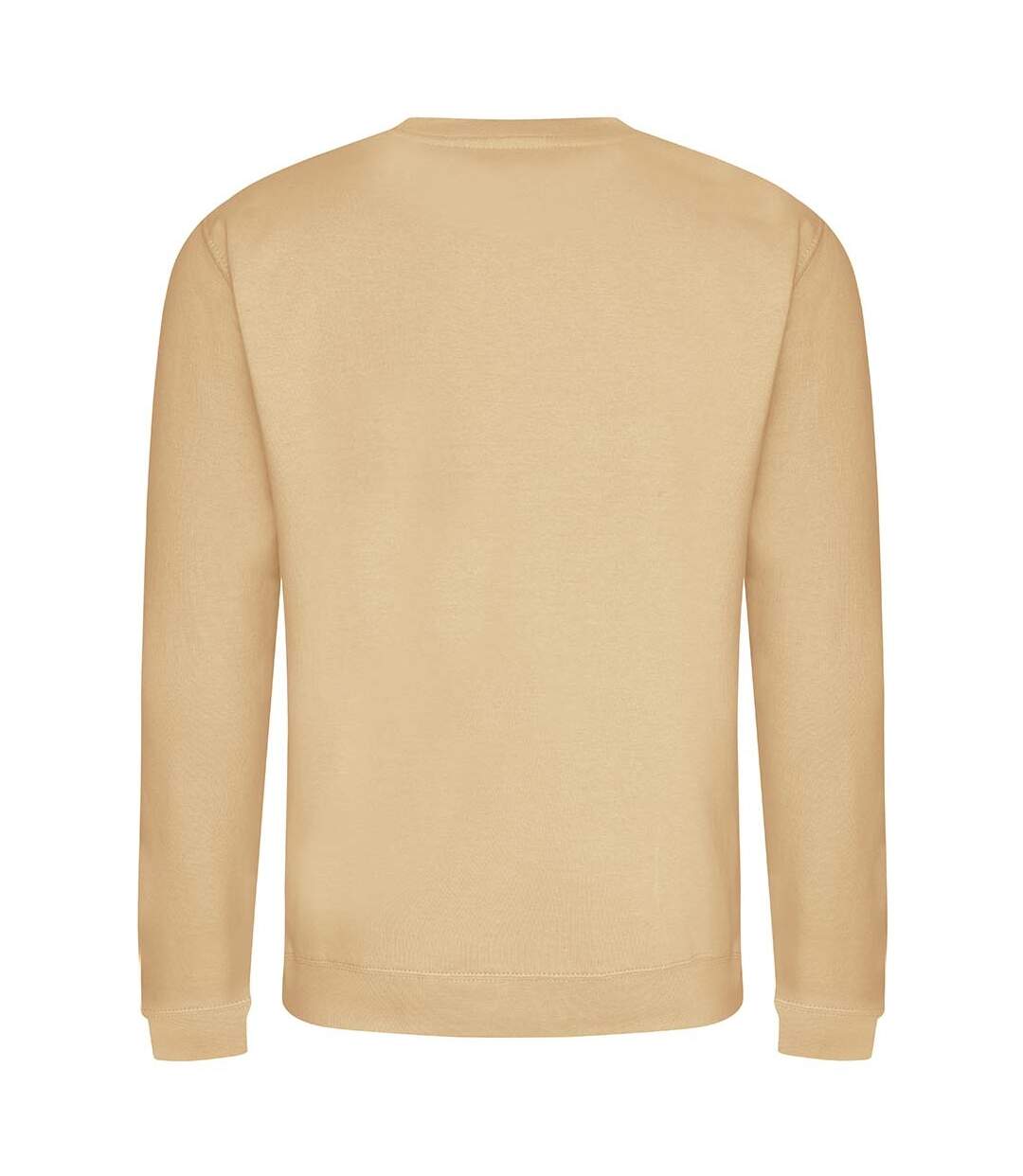 Adults Unisex Just Hoods Sweatshirt Desert Sand Awdis-3