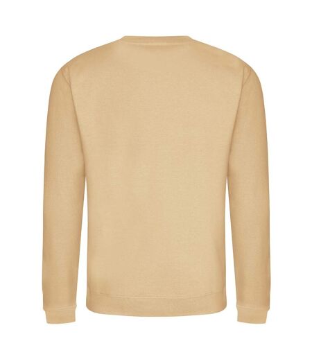 Adults Unisex Just Hoods Sweatshirt Desert Sand Awdis