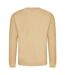 Adults Unisex Just Hoods Sweatshirt Desert Sand Awdis-3