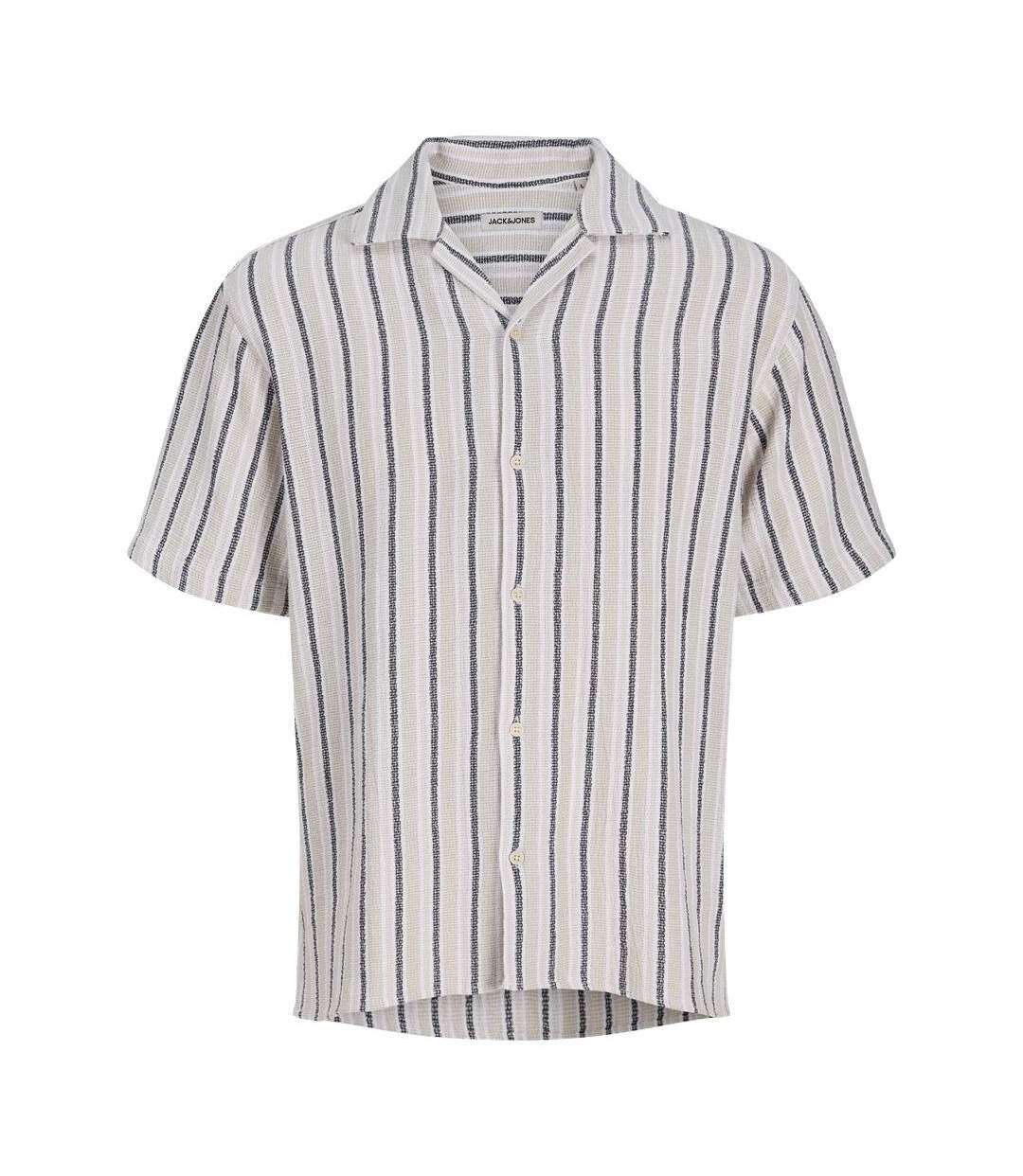 Chemise beige homme jack & jones coba-1
