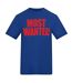 T-shirt Most Wanted Homme Bleu AWD-2