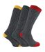 Sock Snob - 3 paires de chaussettes femme extra longues en laine douce et chaude-3