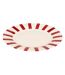 Lot de 6 Assiettes Plates Cheri 26cm Rouge-2