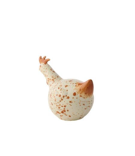 Statuette Coque en Céramique Garth 23cm Blanc