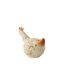 Statuette Coque en Céramique Garth 23cm Blanc-2