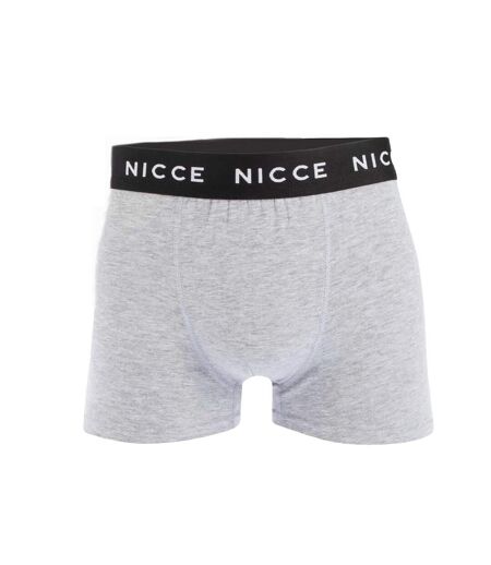 Boxers homme gris / noir / blanc Nicce