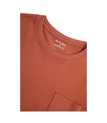 T-shirt Motif/style Texturé Homme Rouille Animal