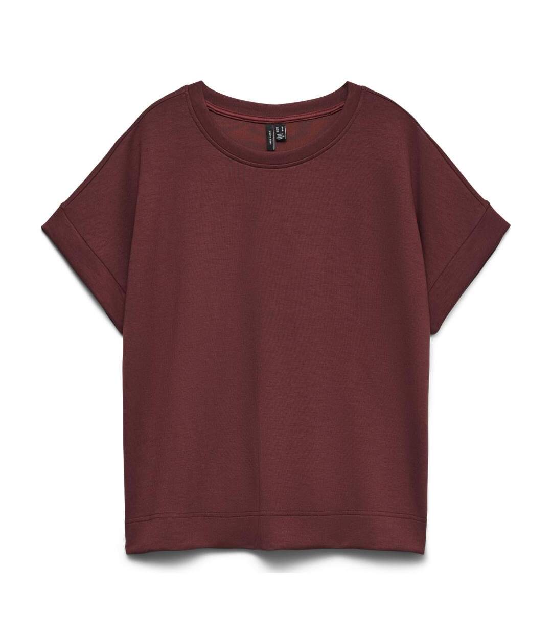 T-Shirt rouge femme vero moda hali-1