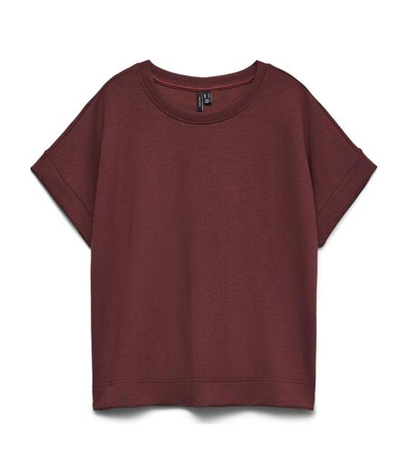 T-Shirt rouge femme vero moda hali