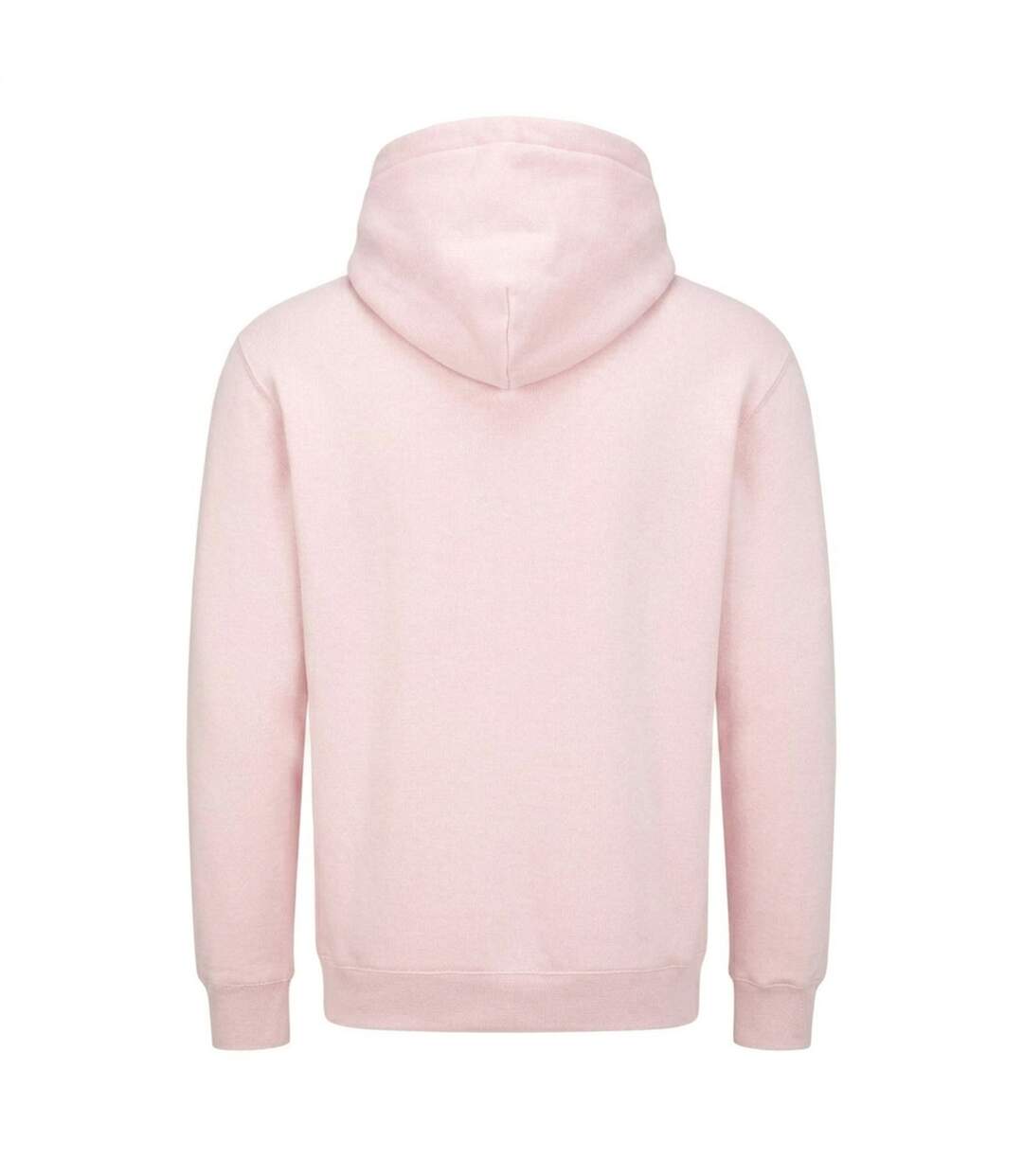 Unisex Adult Essential Organic Drawstring Hoodie Soft Pink Mantis-2
