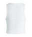 Haut Sans Manches Motif/style Côtelé Femme Blanc Vif JJXX-3