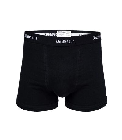 OddBalls Mens Plain Boxer Shorts (Classic Black) - UTOB101