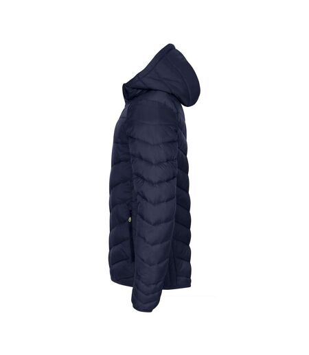 Mens Idaho Padded Jacket Dark Navy Clique