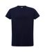 T-shirt Motif/style Uni Femme Bleu Marine JHK-1
