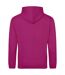 Sweat À Capuche College Adulte Fuchsia Awdis-2