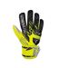 Childrens/kids Attrakt Solid Goalkeeper Gloves White Black Green Reusch-1