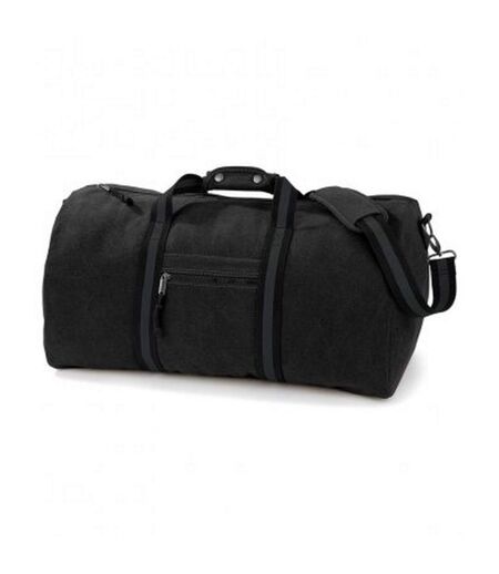 Quadra Vintage - sac de voyage en toile - 45 litres (Lot de 2) (Noir) (Taille unique) - UTBC4429
