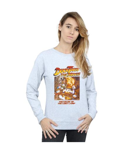 Disney Sweatshirt Duck Tales The Movie Femme/Ladies (Gris sportif) - UTBI47587