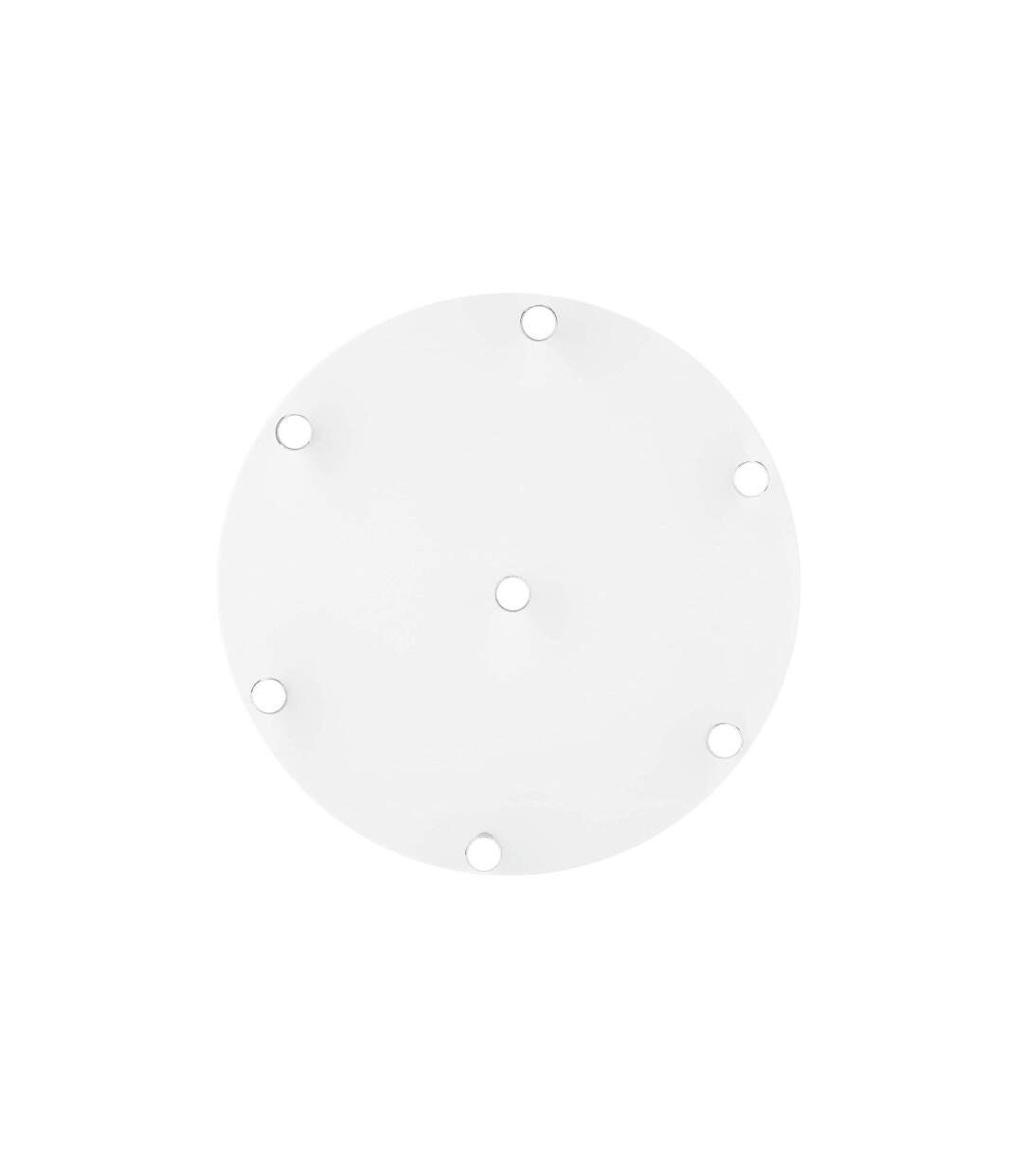 Patère Murale Ronde Kely 35cm Blanc-2