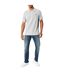 Mens Embroidered Logo Polo Shirt Grey Marl Slazenger-4