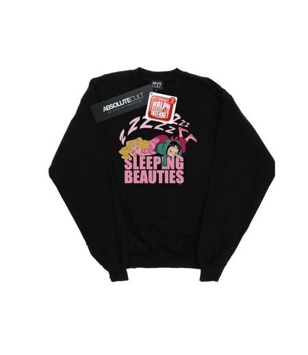 Disney Sweatshirt Wreck It Ralph Aurora And Vanellope - Femmes/Dames (Noir) - UTBI43127