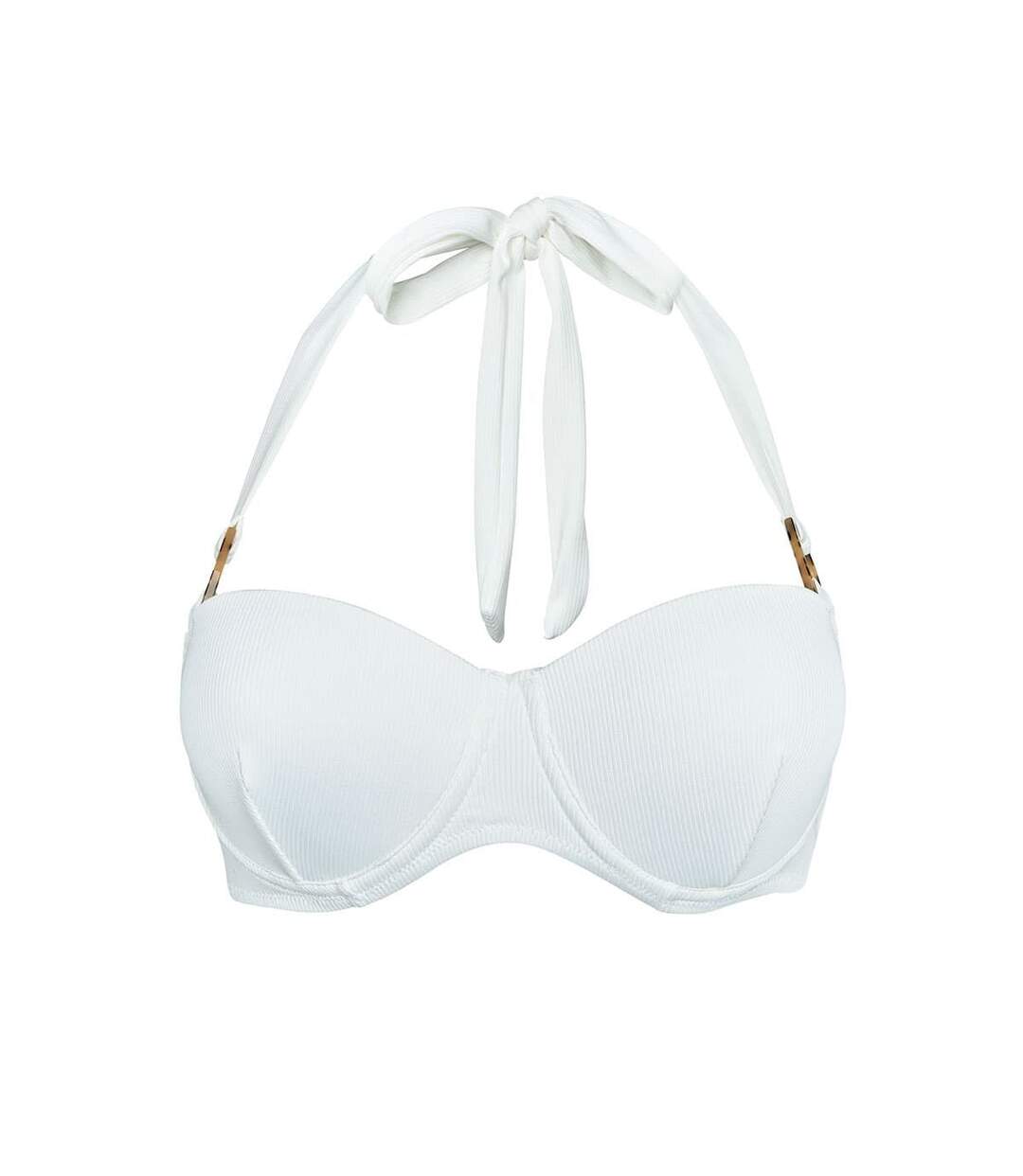 Haut de maillot balconnet blanc Mistral-1