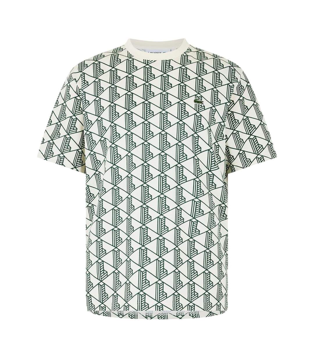 T-shirt Motif/style Imprimé Intégral Homme Vert Lacoste-2