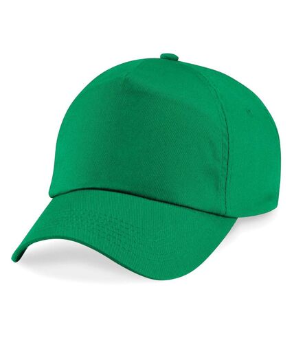 Casquette de baseball 100% coton enfant unisexe vert Beechfield