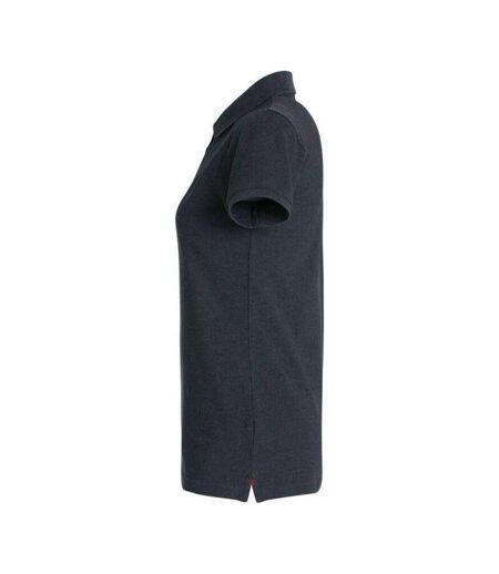 Polo Premium Femme Anthracite Clique
