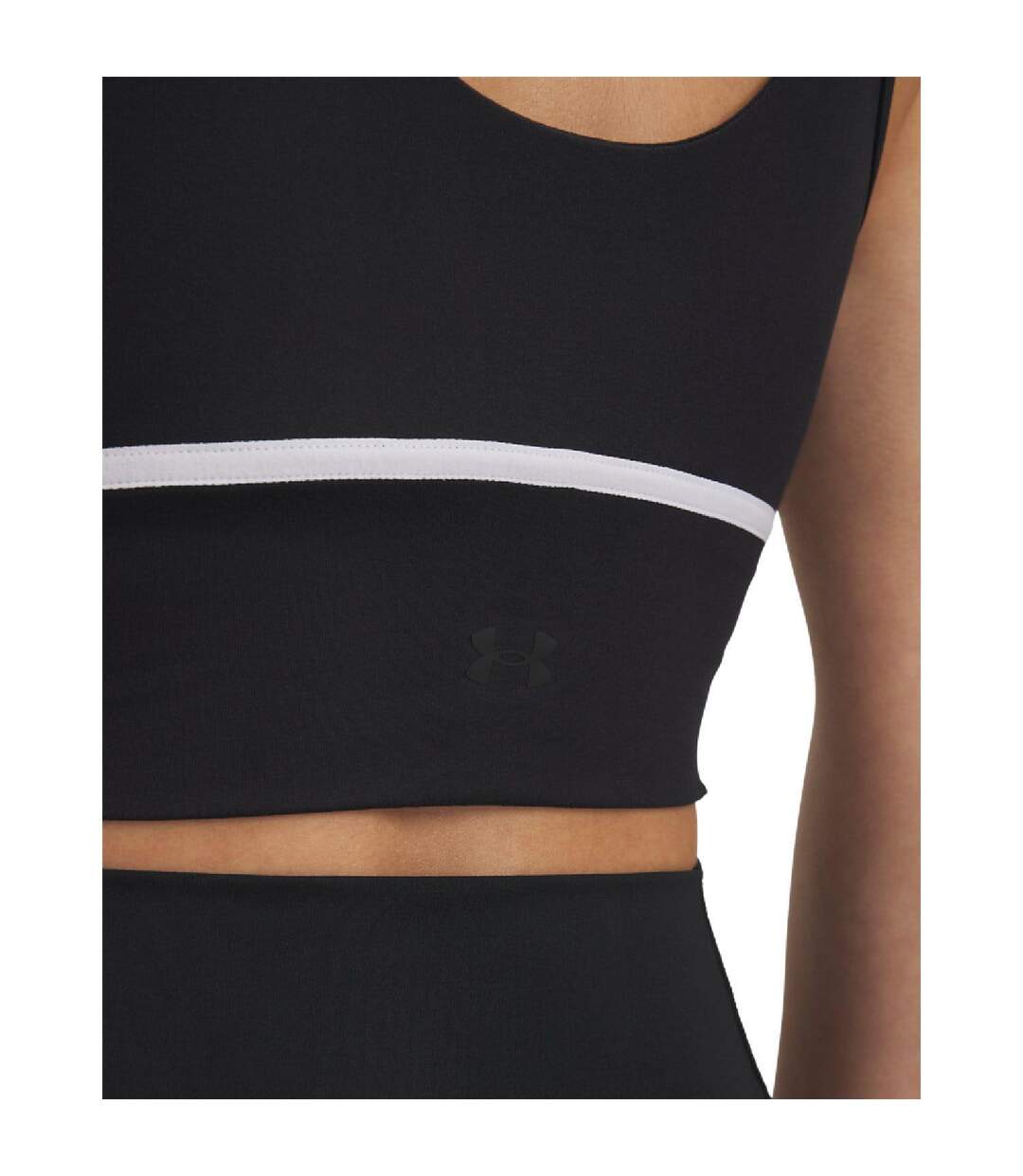 Débardeur Motif/style Court Meridian Femme Noir Under Armour-2