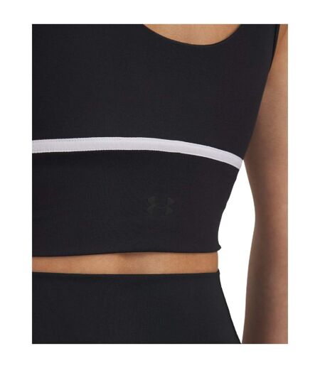 Débardeur Motif/style Court Meridian Femme Noir Under Armour