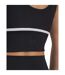 Débardeur Motif/style Court Meridian Femme Noir Under Armour-2
