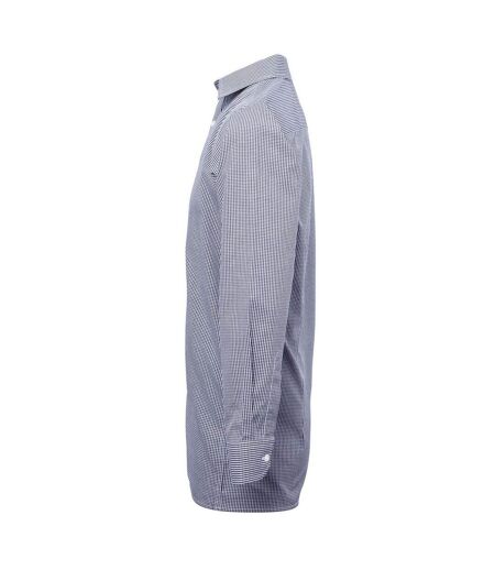 Chemise Gingham Homme Bleu Marine Blanc Premier