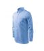 Chemise Manches Longues Motif/style Uni Homme Bleu Malfini-3