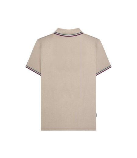 Polo Homme Beige Gris Anthracite Océan Violet Foncé Lambretta