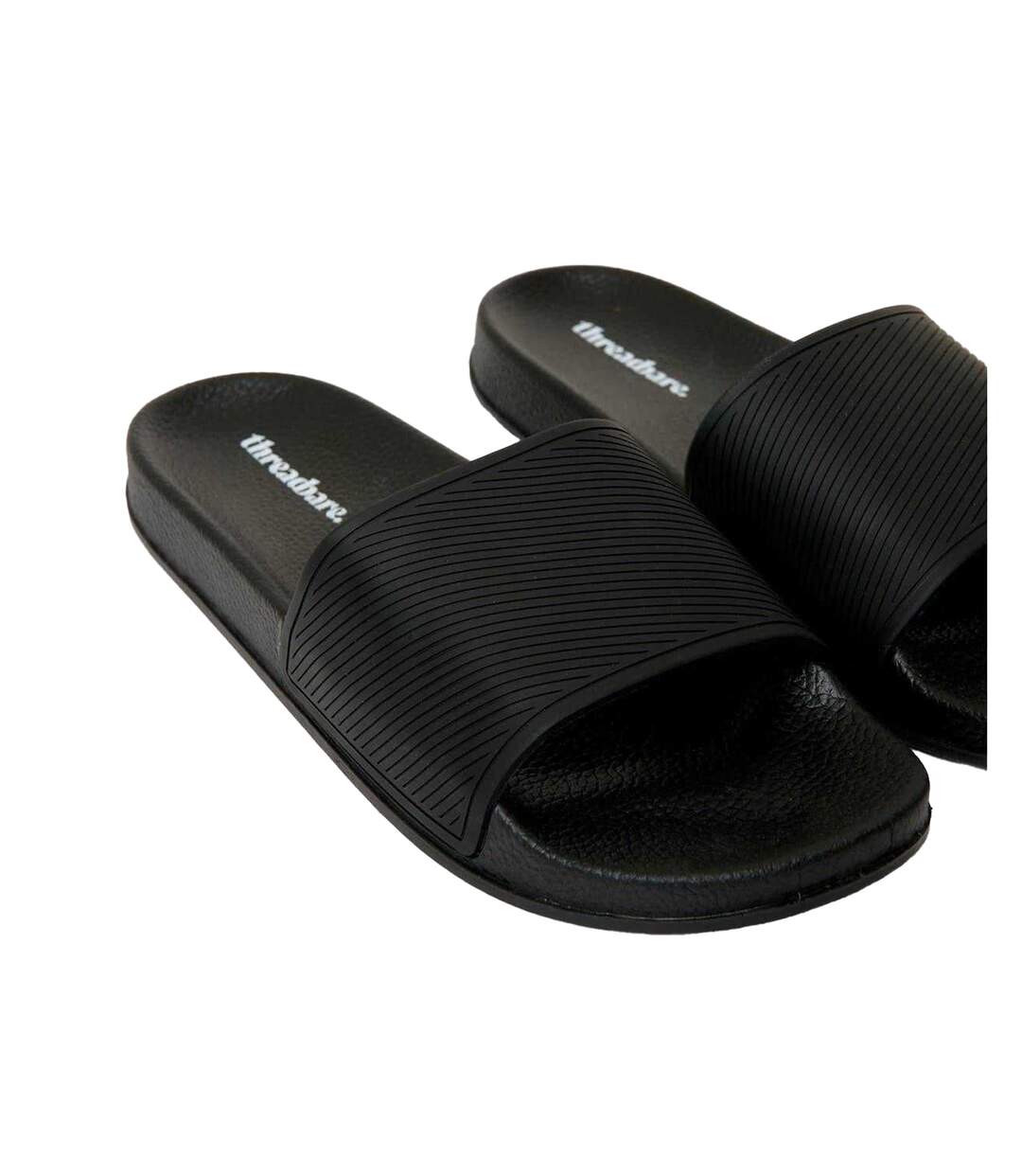Claquettes Arlo Homme Noir Threadbare-4