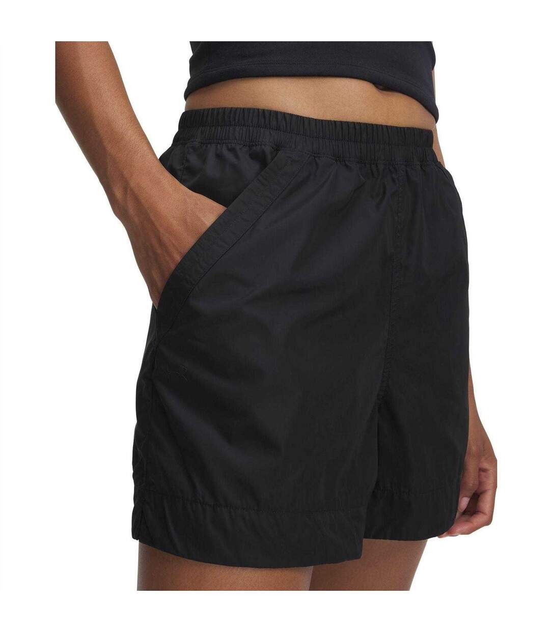 Womens/ladies Unstoppable Utility Casual Shorts Black Under Armour-2