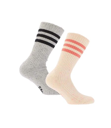 Chaussettes lounge homme gris / beige Adidas