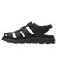 Unisex Adult Fisherman Leather Sandals Black Merrell-3