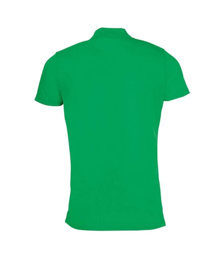 SOLS Mens Performer Short Sleeve Pique Polo Shirt (Kelly Green)