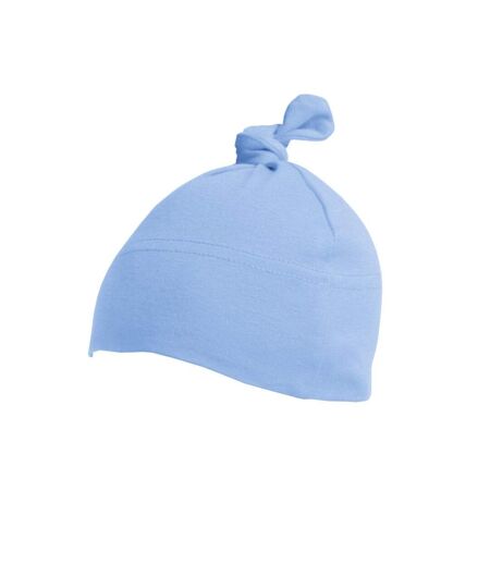 Bonnet à nœud bébé unisexe bleu pâle Babybugz