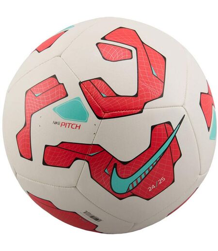 Ballon De Foot Pitch Team Taille 5 Blanc Rouge Nike